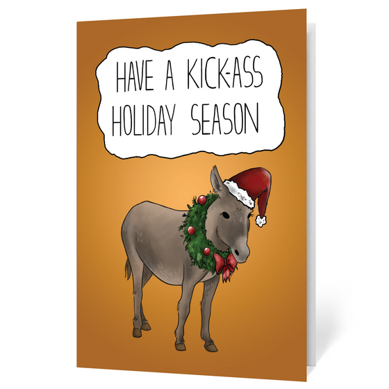 Holiday Donkey (Illustrated)