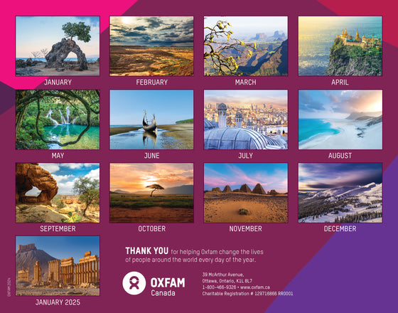 Oxfam Calendar 2024