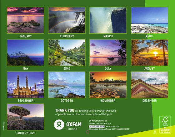 Oxfam Calendar 2025